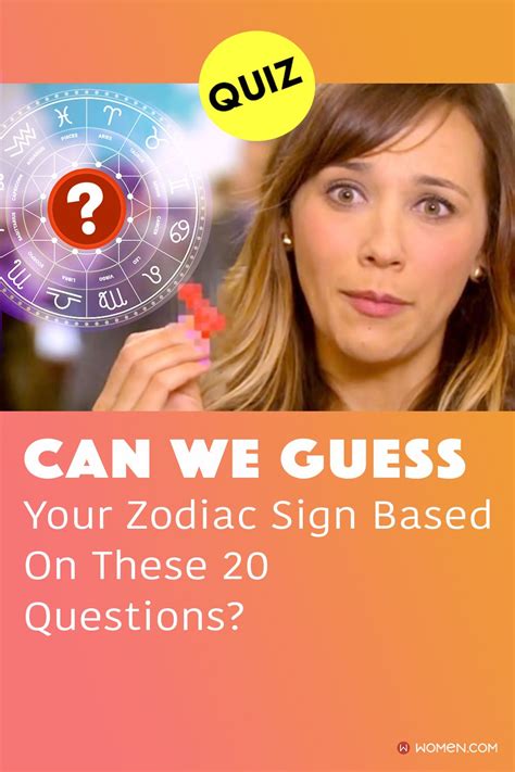 guessing your zodiac sign.